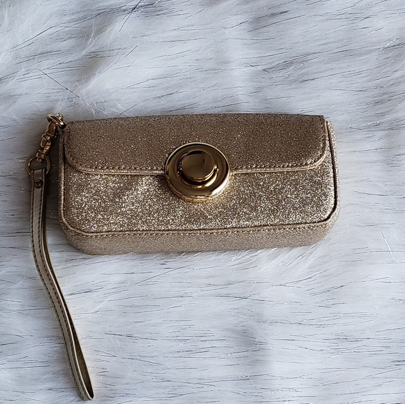 Bakers Handbags - Bakers Golden Clutch